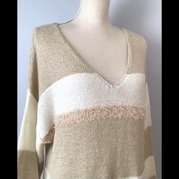 Soft Surroundings V-neck Tunic Sweater Size 1X - Picture 5 of 8
